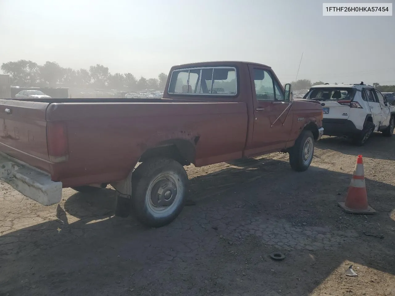 1987 Ford F250 VIN: 1FTHF26H0HKA57454 Lot: 68292944