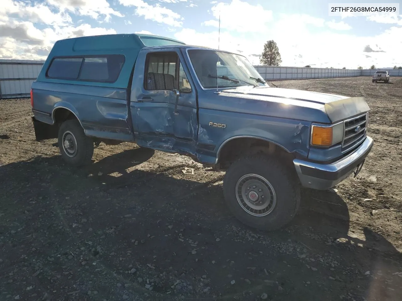 2FTHF26G8MCA54999 1991 Ford F250