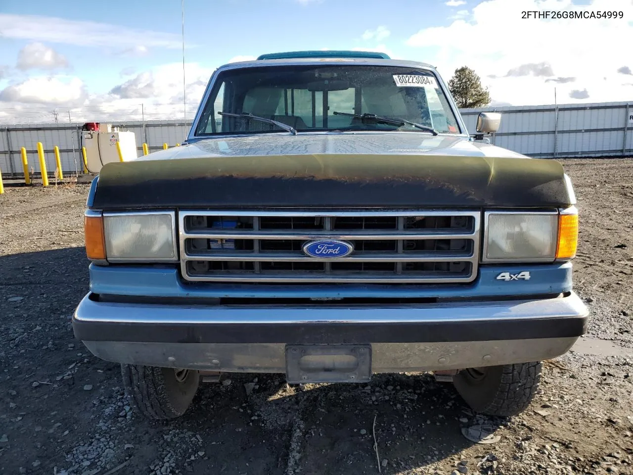 2FTHF26G8MCA54999 1991 Ford F250