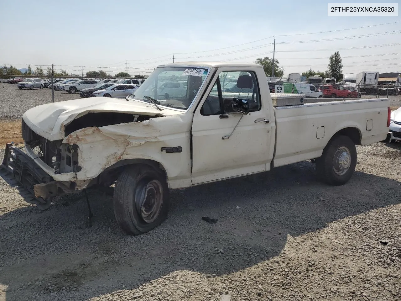 2FTHF25YXNCA35320 1992 Ford F250