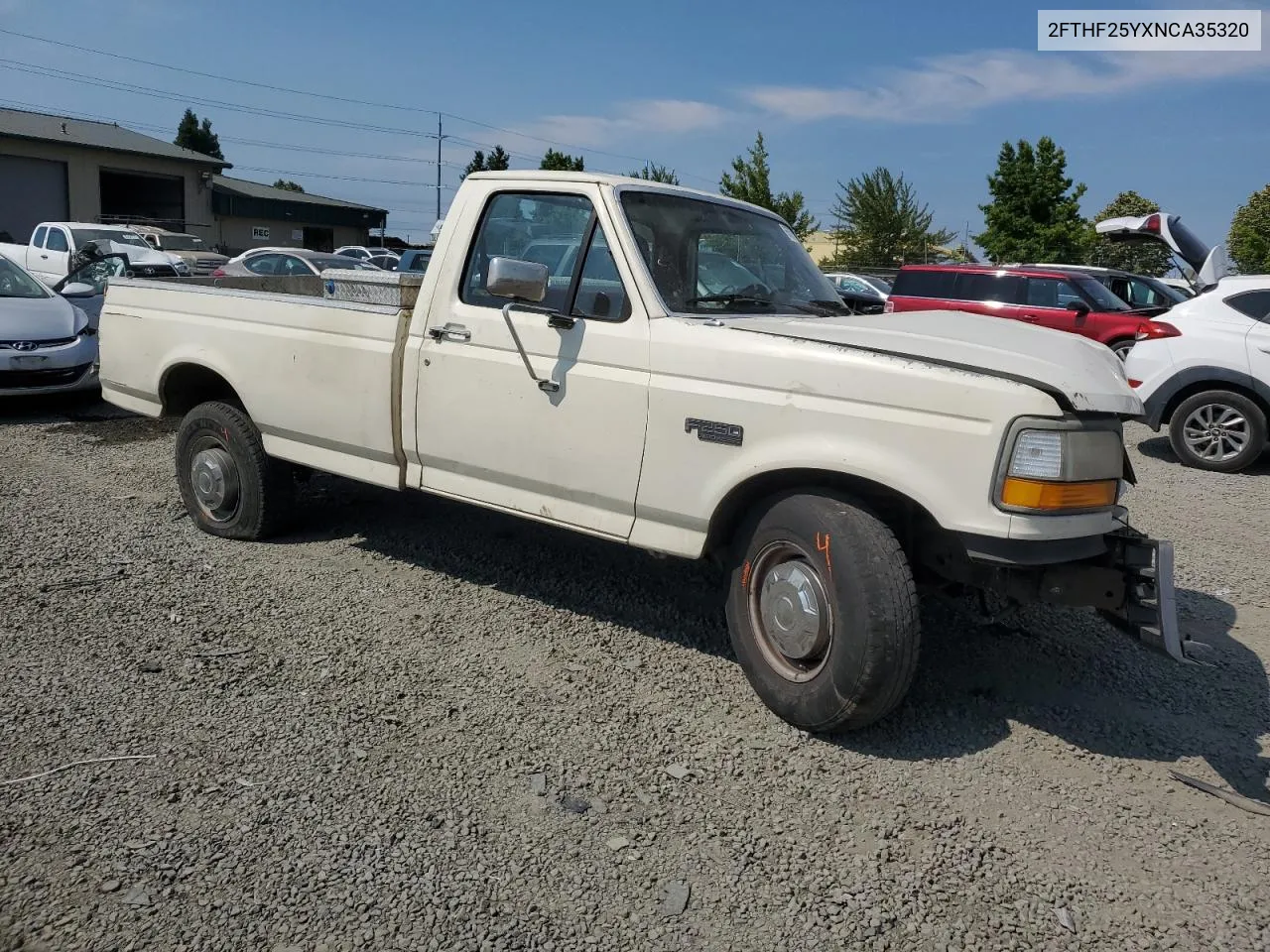 2FTHF25YXNCA35320 1992 Ford F250