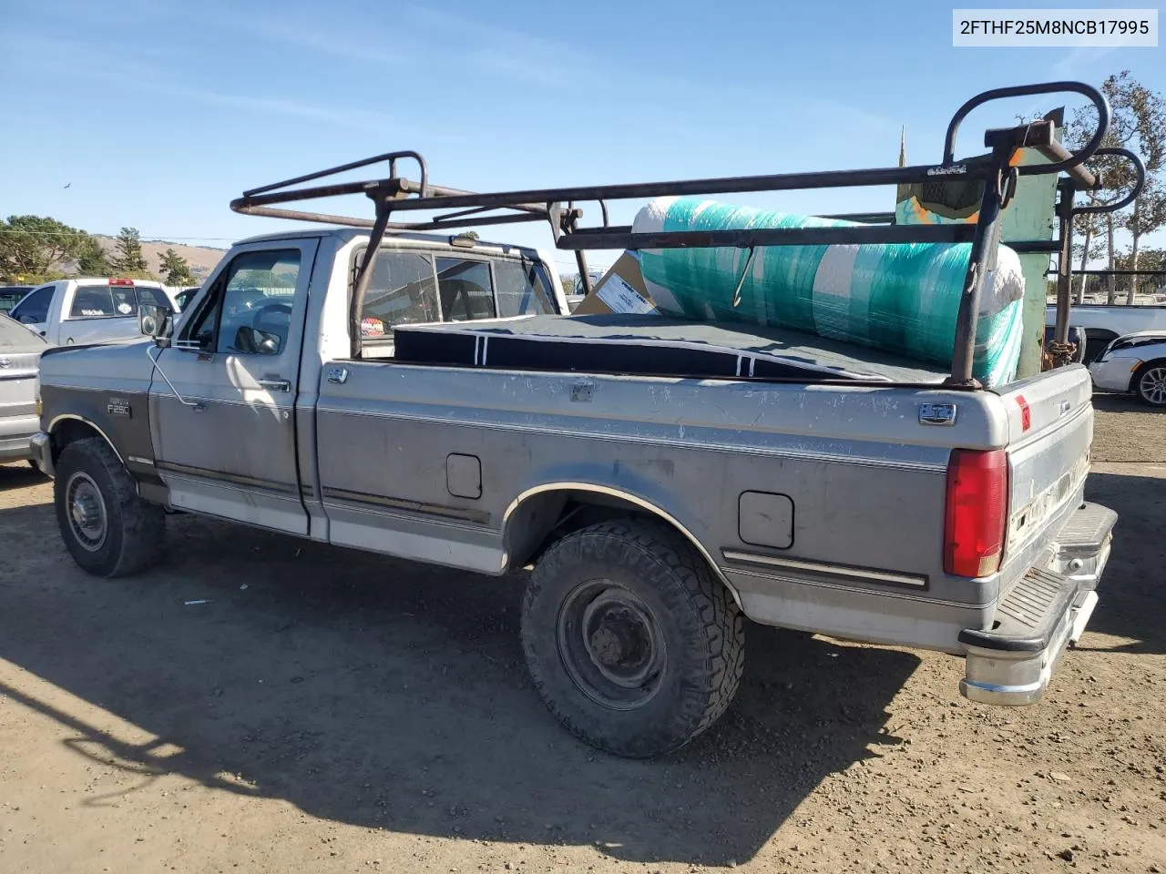 1992 Ford F250 VIN: 2FTHF25M8NCB17995 Lot: 76550034