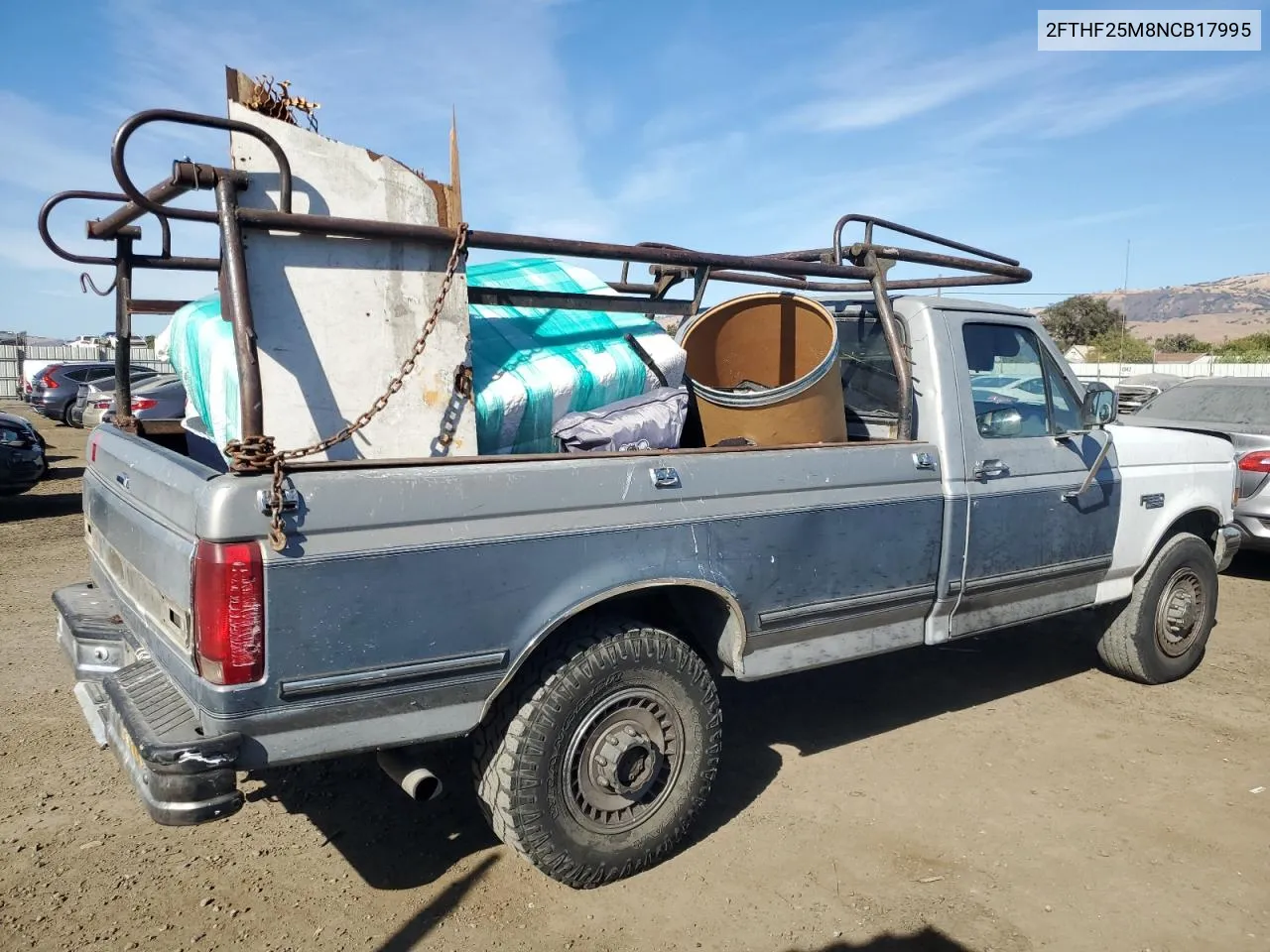 1992 Ford F250 VIN: 2FTHF25M8NCB17995 Lot: 76550034