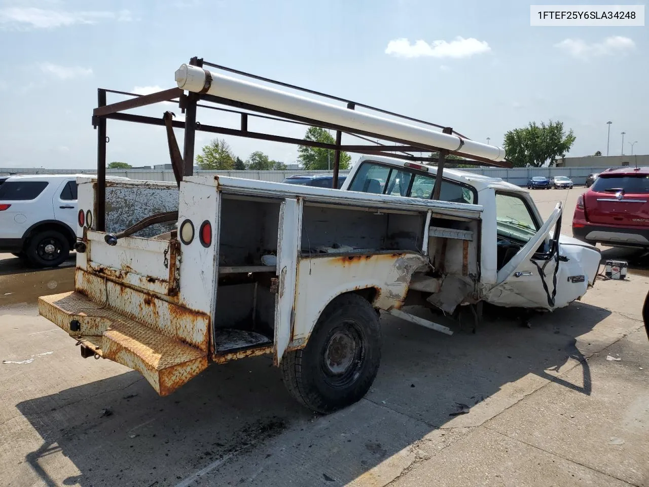 1995 Ford F250 VIN: 1FTEF25Y6SLA34248 Lot: 63105404