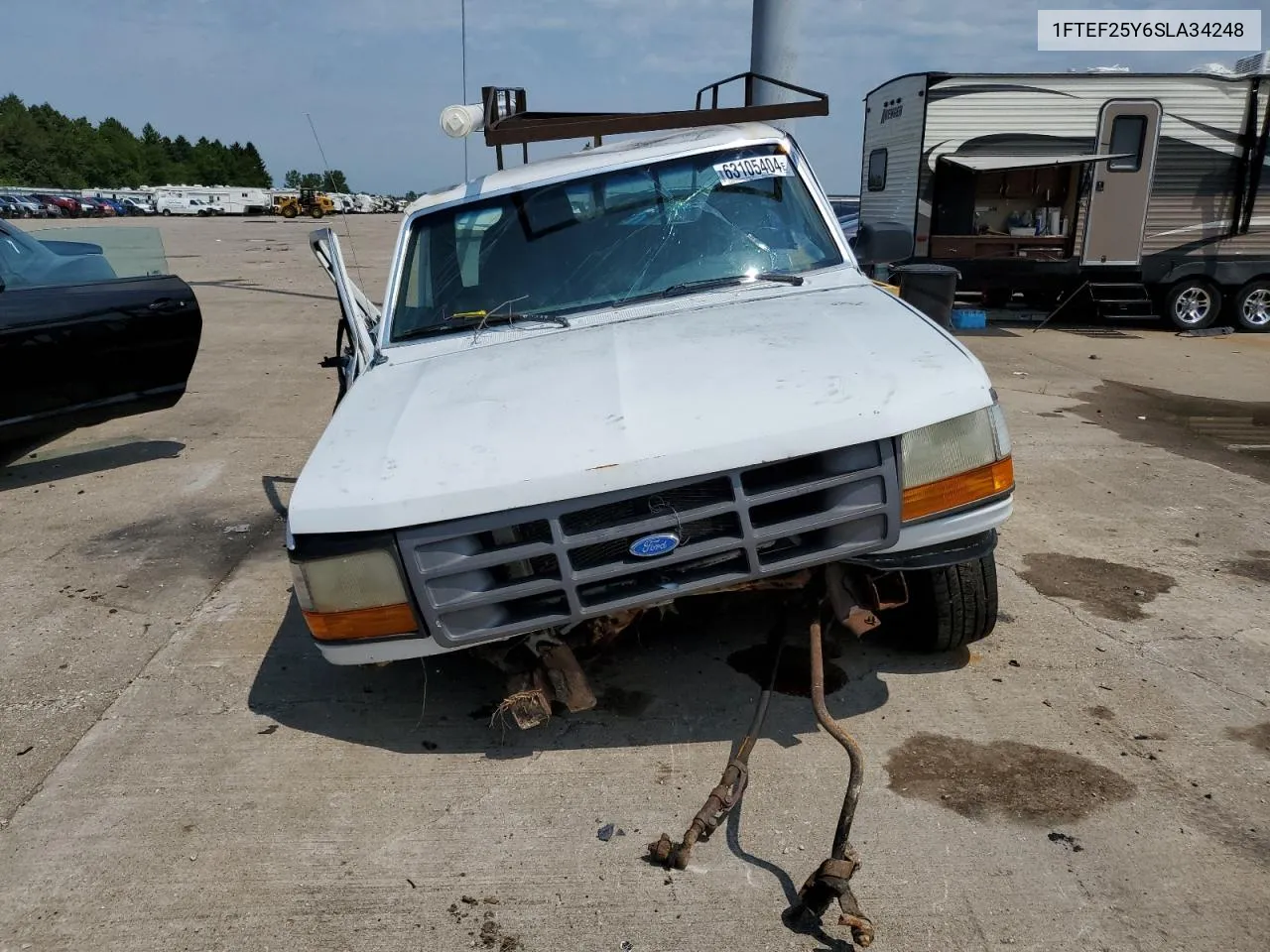 1995 Ford F250 VIN: 1FTEF25Y6SLA34248 Lot: 63105404