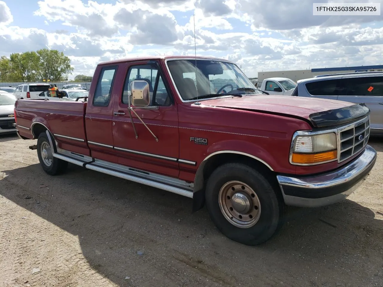 1995 Ford F250 VIN: 1FTHX25G3SKA95726 Lot: 71812654