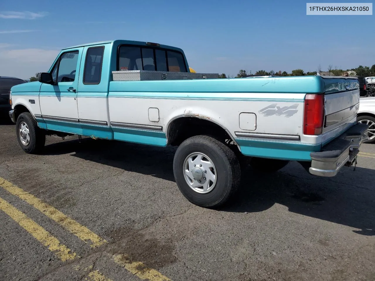 1995 Ford F250 VIN: 1FTHX26HXSKA21050 Lot: 72237104