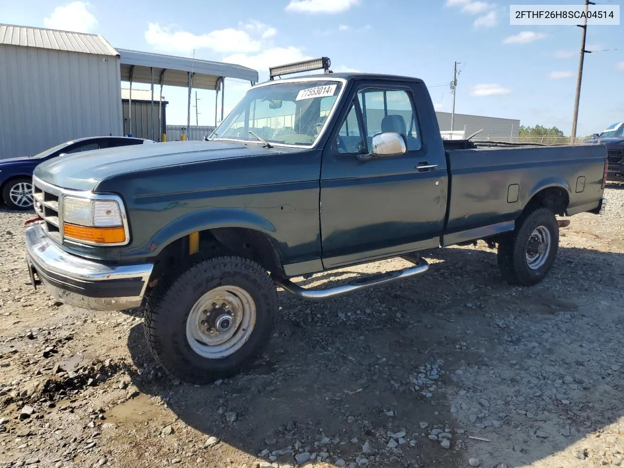 1995 Ford F250 VIN: 2FTHF26H8SCA04514 Lot: 77553014