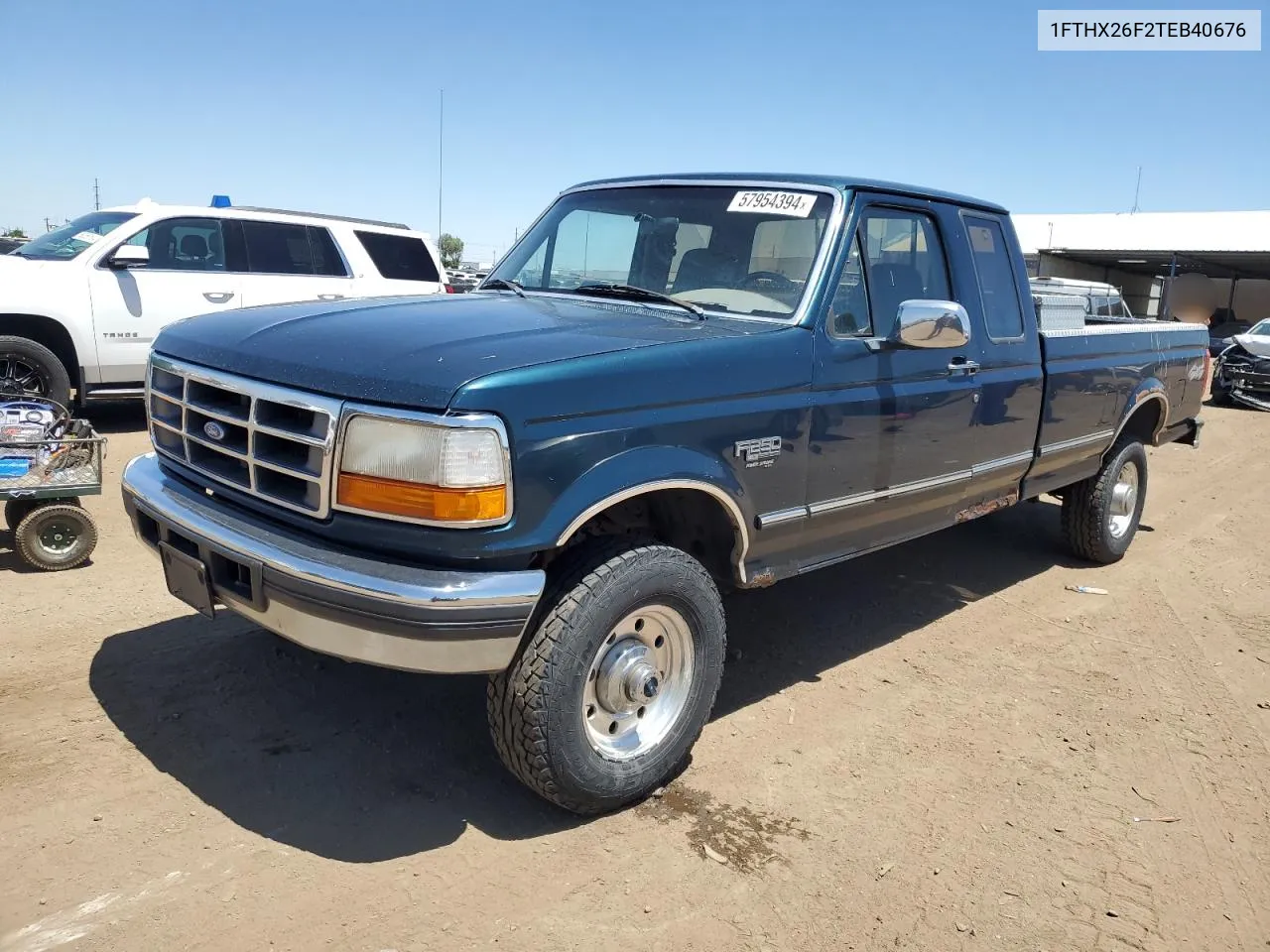 1996 Ford F250 VIN: 1FTHX26F2TEB40676 Lot: 57954394