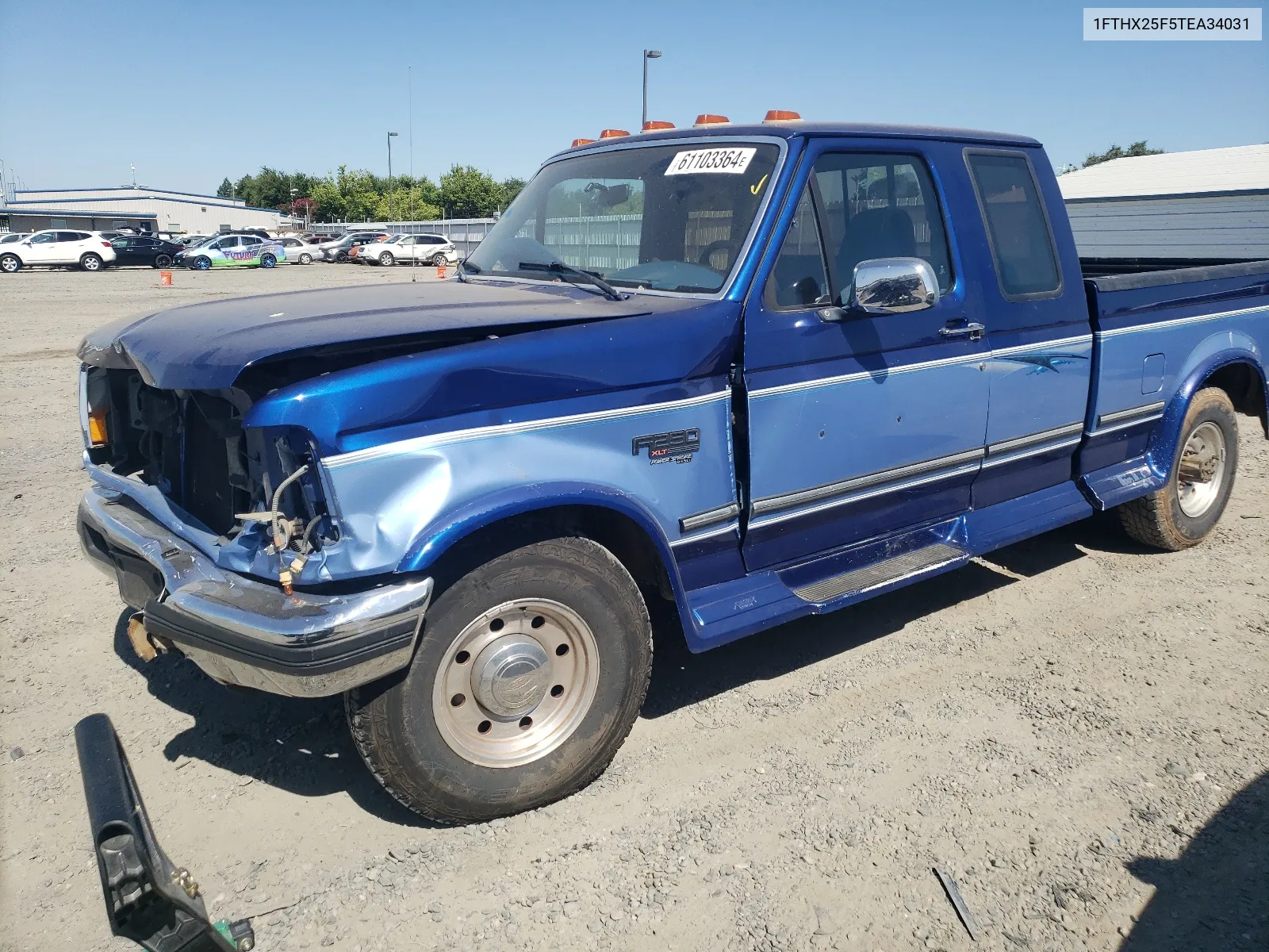 1996 Ford F250 VIN: 1FTHX25F5TEA34031 Lot: 61103364