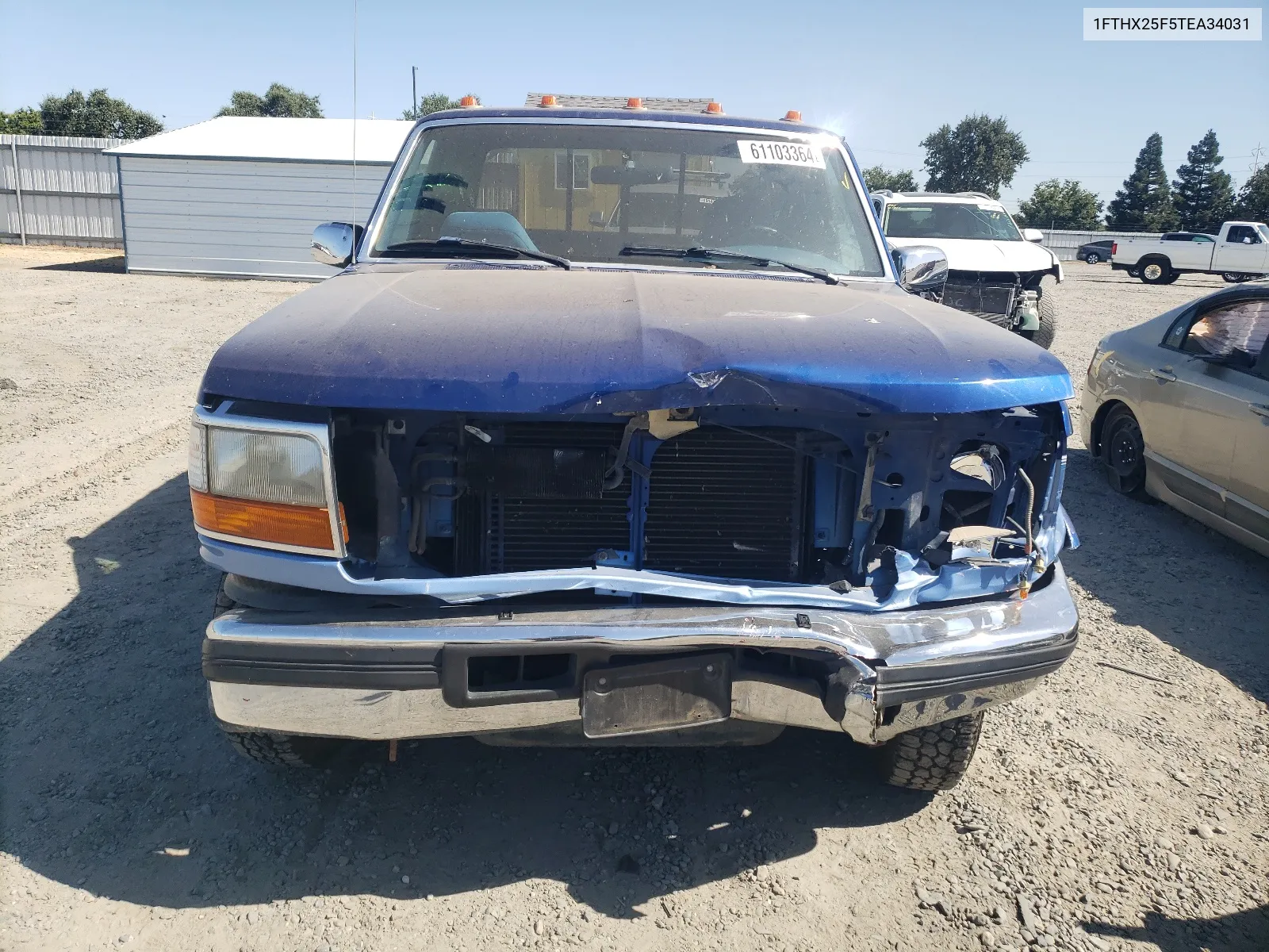 1996 Ford F250 VIN: 1FTHX25F5TEA34031 Lot: 61103364