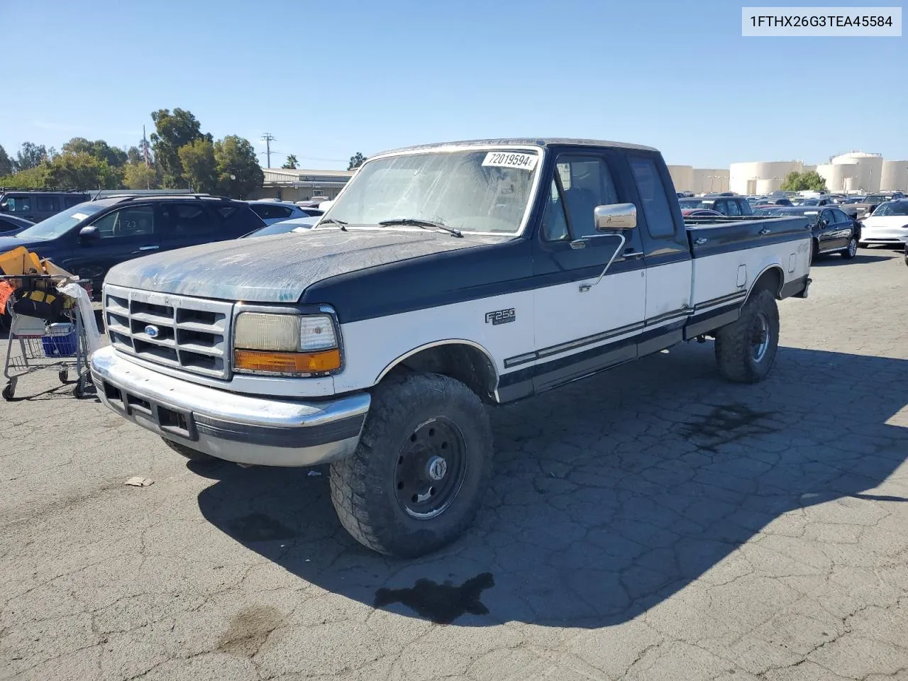 1996 Ford F250 VIN: 1FTHX26G3TEA45584 Lot: 72019594