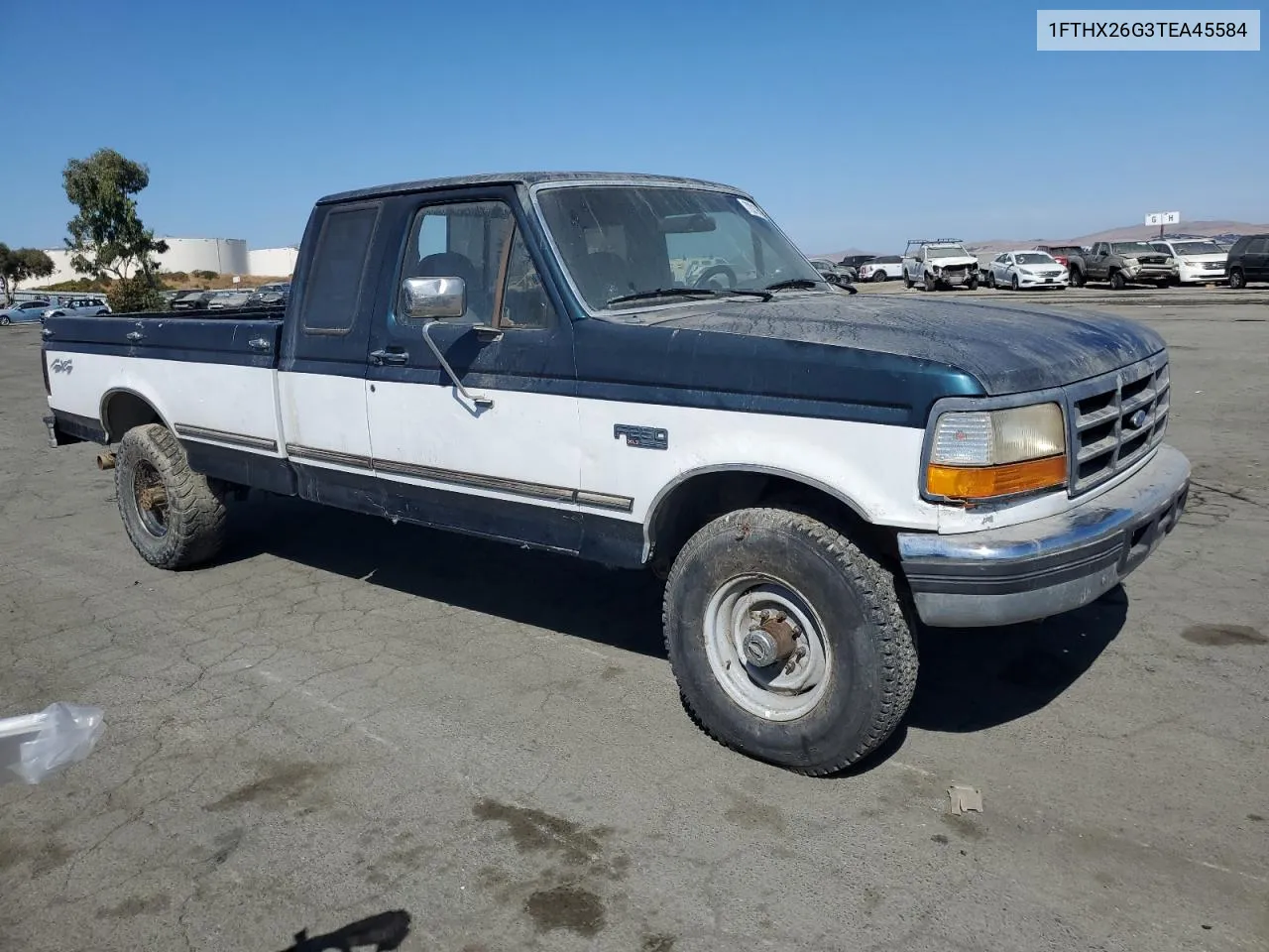 1996 Ford F250 VIN: 1FTHX26G3TEA45584 Lot: 72019594