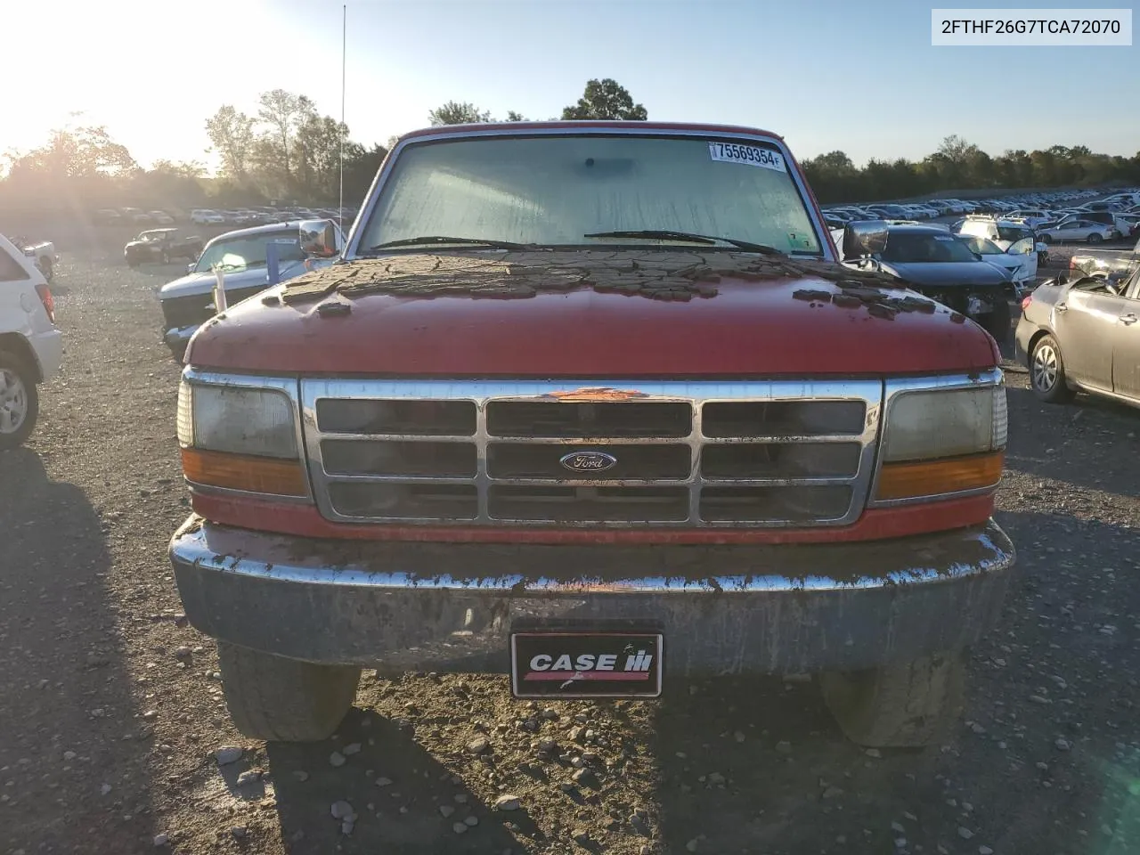 1996 Ford F250 VIN: 2FTHF26G7TCA72070 Lot: 75569354