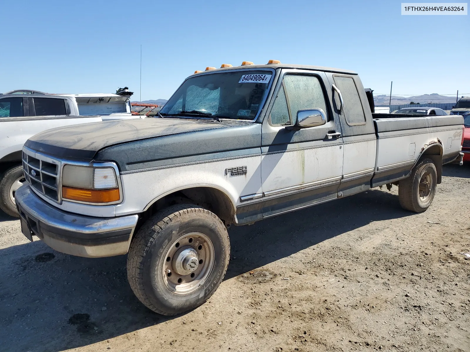 1997 Ford F250 VIN: 1FTHX26H4VEA63264 Lot: 64049064