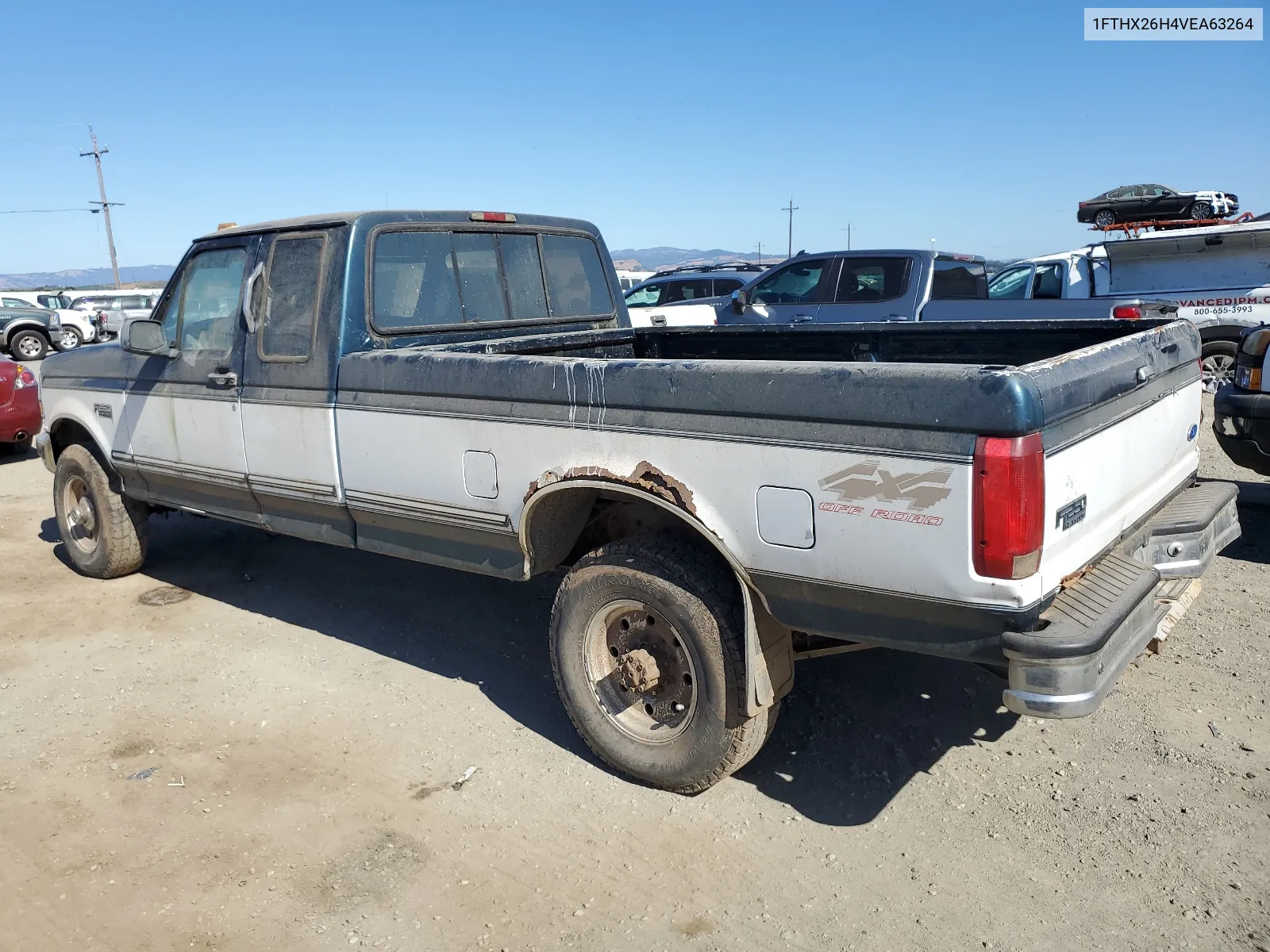 1997 Ford F250 VIN: 1FTHX26H4VEA63264 Lot: 64049064