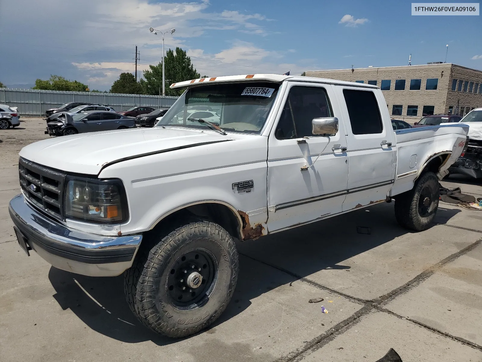 1997 Ford F250 VIN: 1FTHW26F0VEA09106 Lot: 65807764