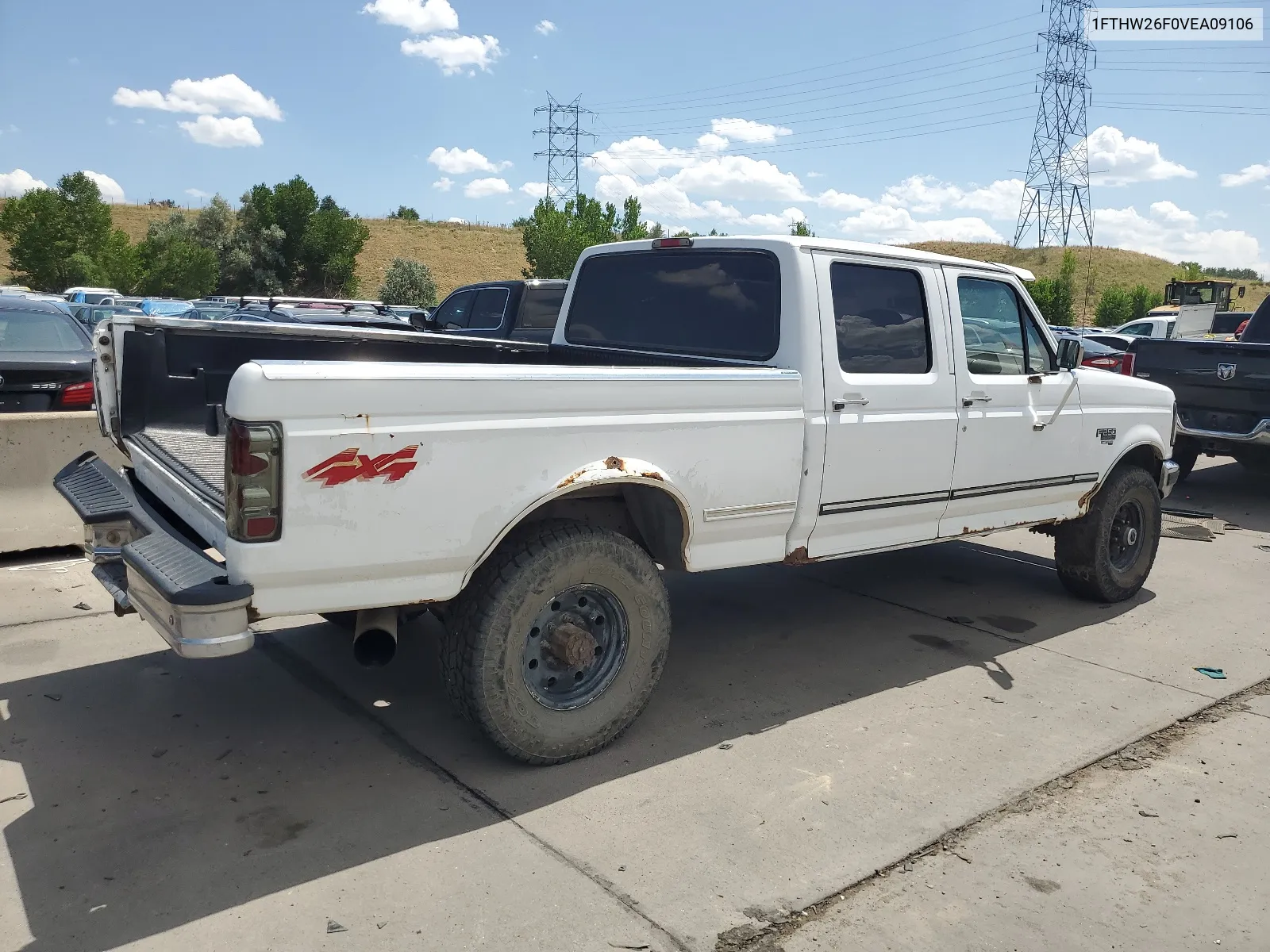 1997 Ford F250 VIN: 1FTHW26F0VEA09106 Lot: 65807764