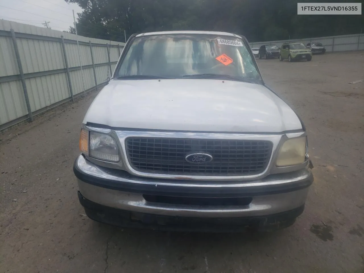 1997 Ford F250 VIN: 1FTEX27L5VND16355 Lot: 68685604