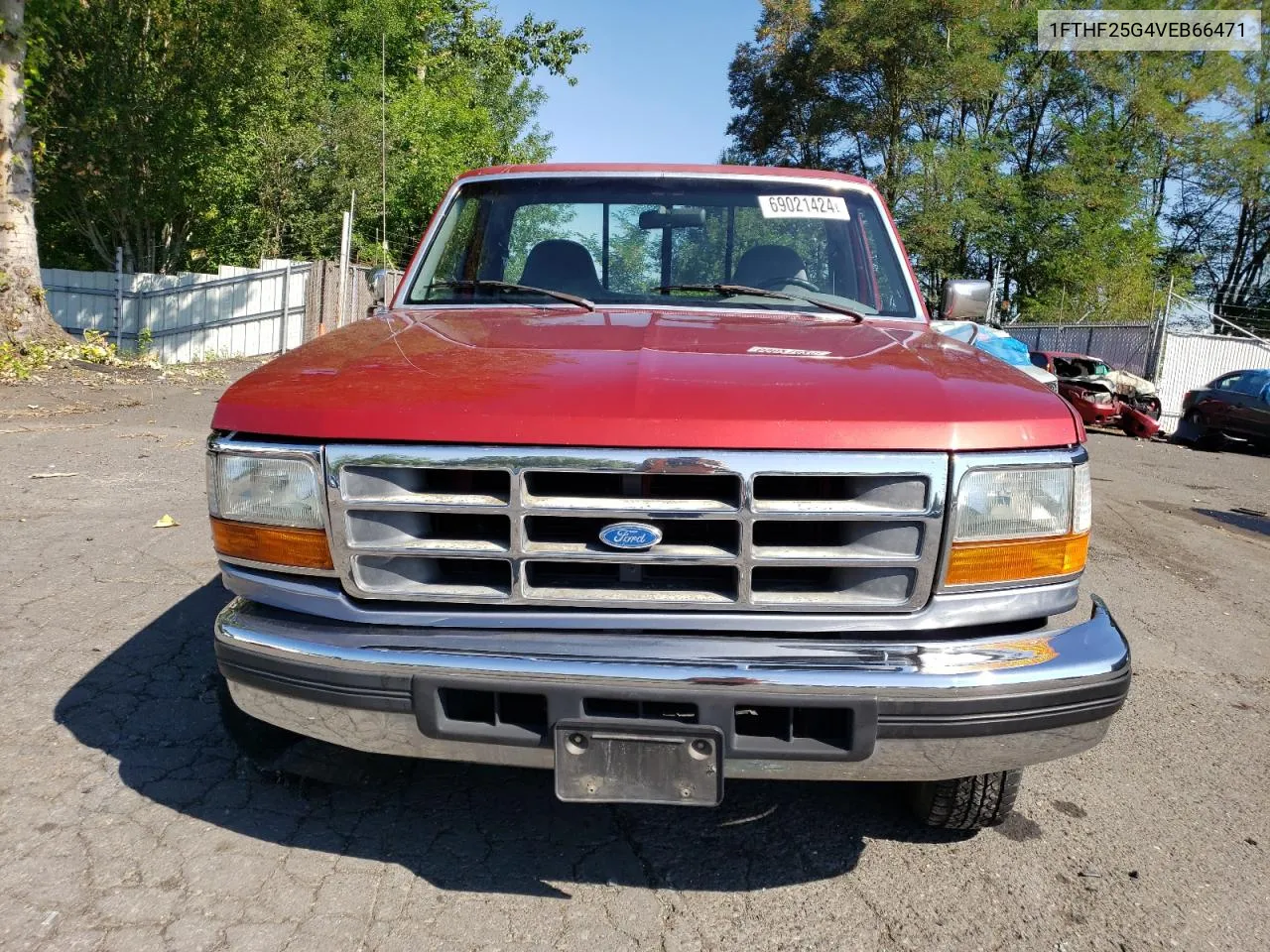 1997 Ford F250 VIN: 1FTHF25G4VEB66471 Lot: 69021424