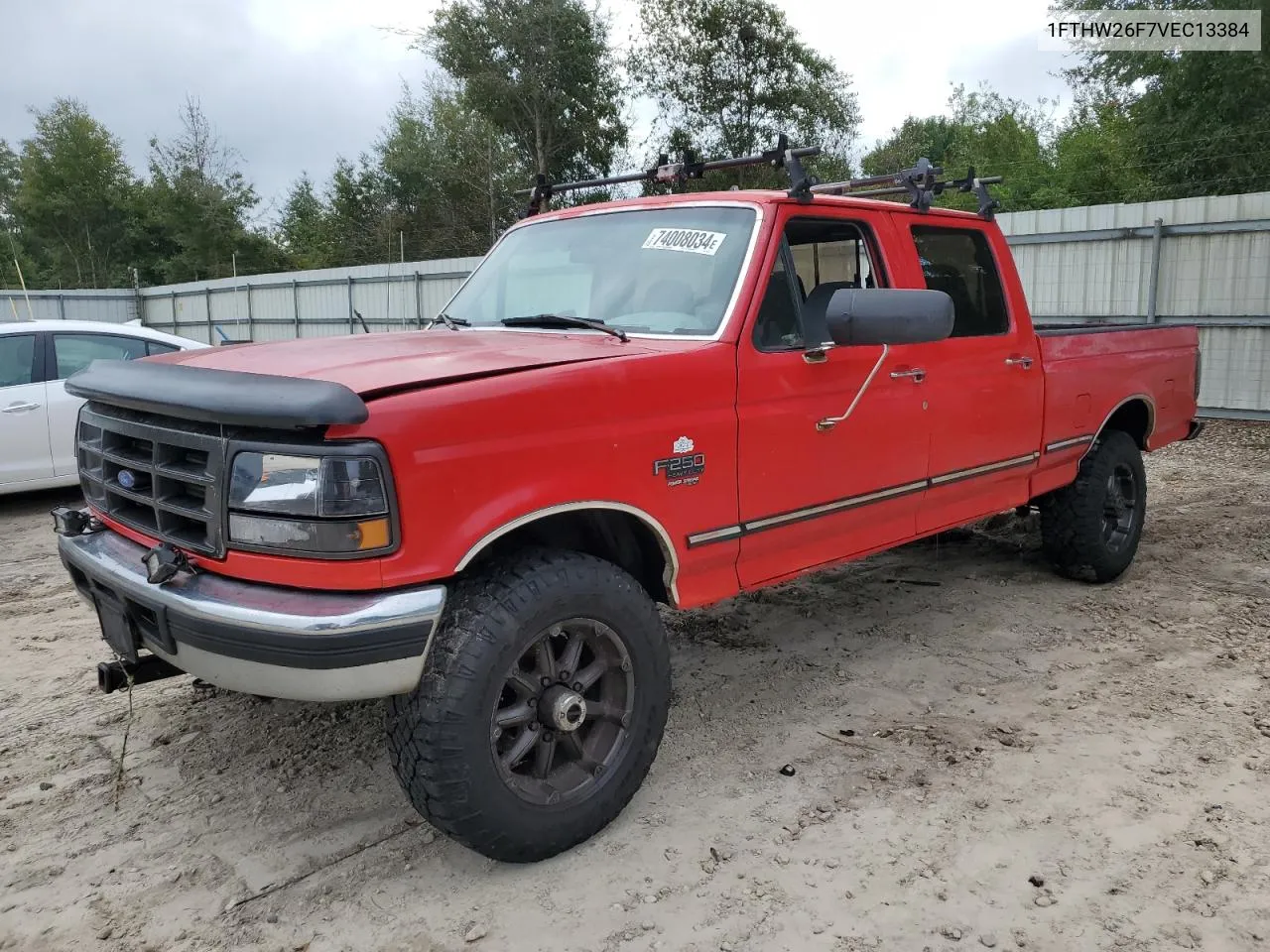 1997 Ford F250 VIN: 1FTHW26F7VEC13384 Lot: 74008034