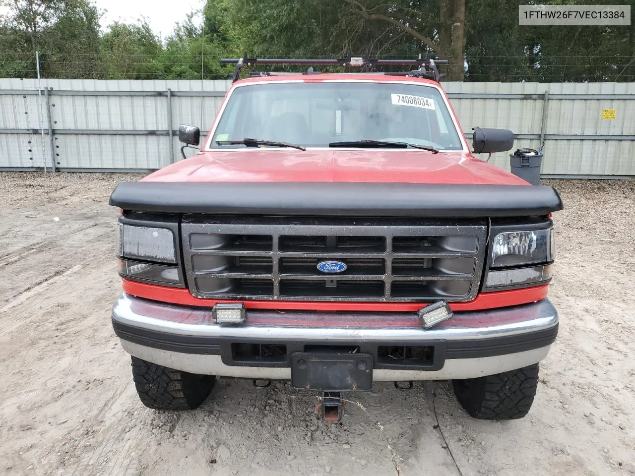 1997 Ford F250 VIN: 1FTHW26F7VEC13384 Lot: 74008034