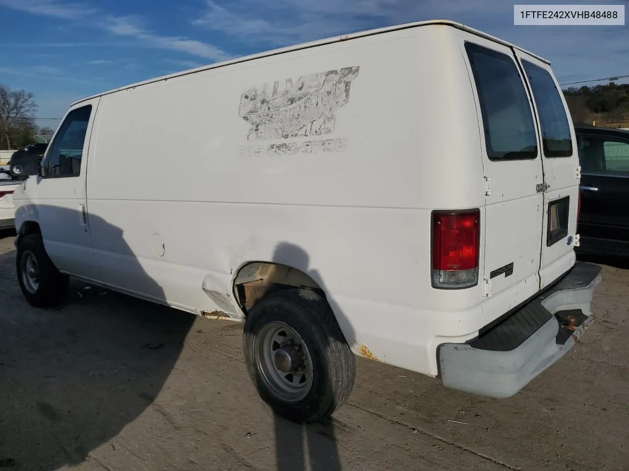 1997 Ford Econoline E250 Van VIN: 1FTFE242XVHB48488 Lot: 78830644