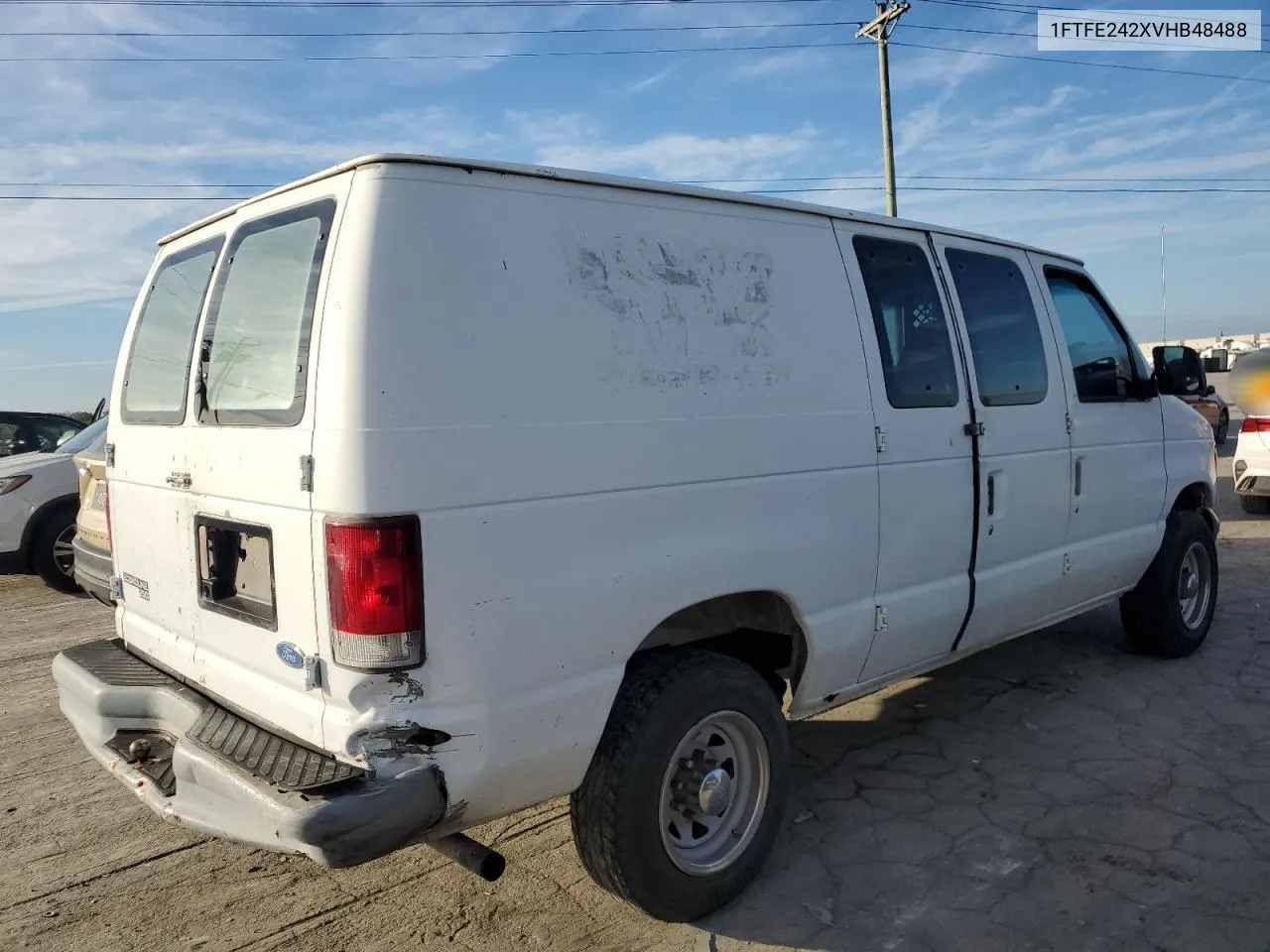 1997 Ford Econoline E250 Van VIN: 1FTFE242XVHB48488 Lot: 78830644