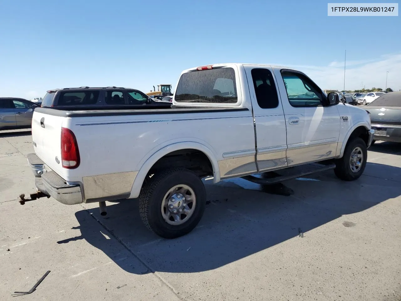 1998 Ford F250 VIN: 1FTPX28L9WKB01247 Lot: 70723084