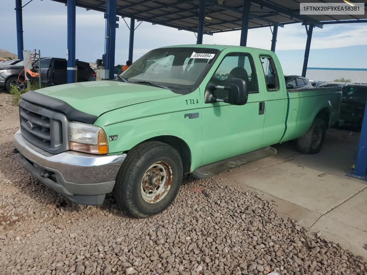 1999 Ford F250 Super Duty VIN: 1FTNX20F9XEA58381 Lot: 65844994