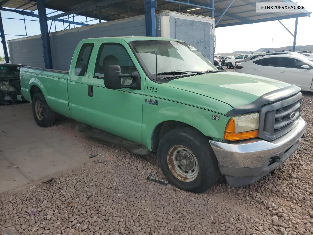 1999 Ford F250 Super Duty VIN: 1FTNX20F9XEA58381 Lot: 65844994