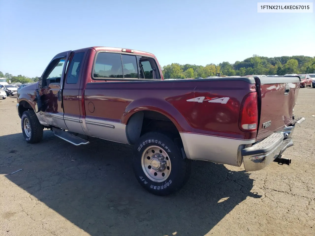 1999 Ford F250 Super Duty VIN: 1FTNX21L4XEC67015 Lot: 67277214