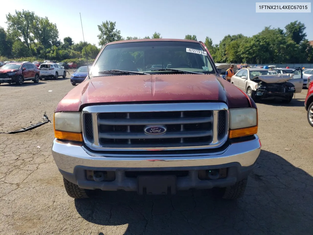 1999 Ford F250 Super Duty VIN: 1FTNX21L4XEC67015 Lot: 67277214