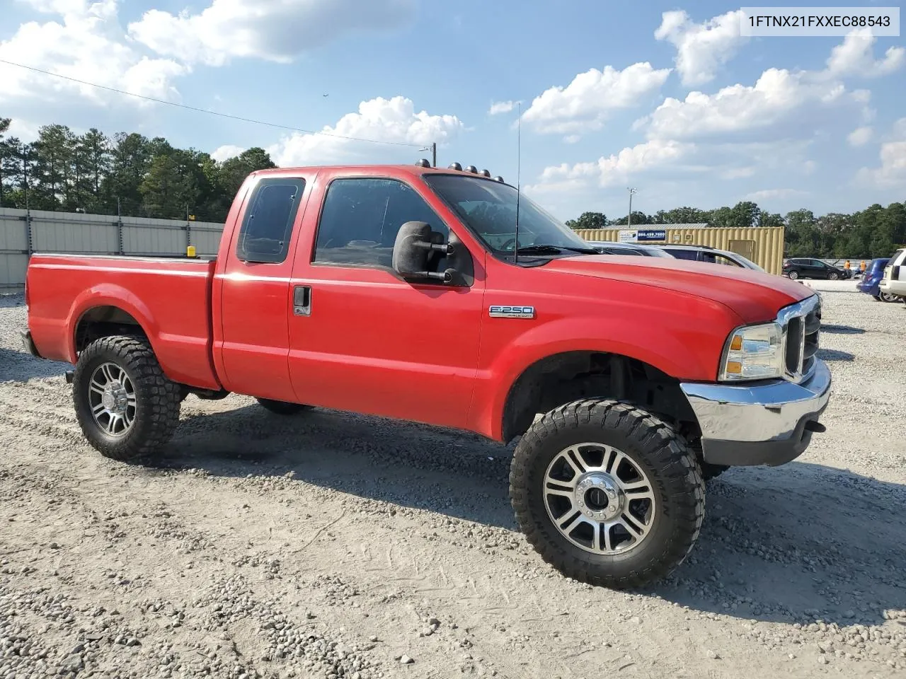 1999 Ford F250 Super Duty VIN: 1FTNX21FXXEC88543 Lot: 69638734