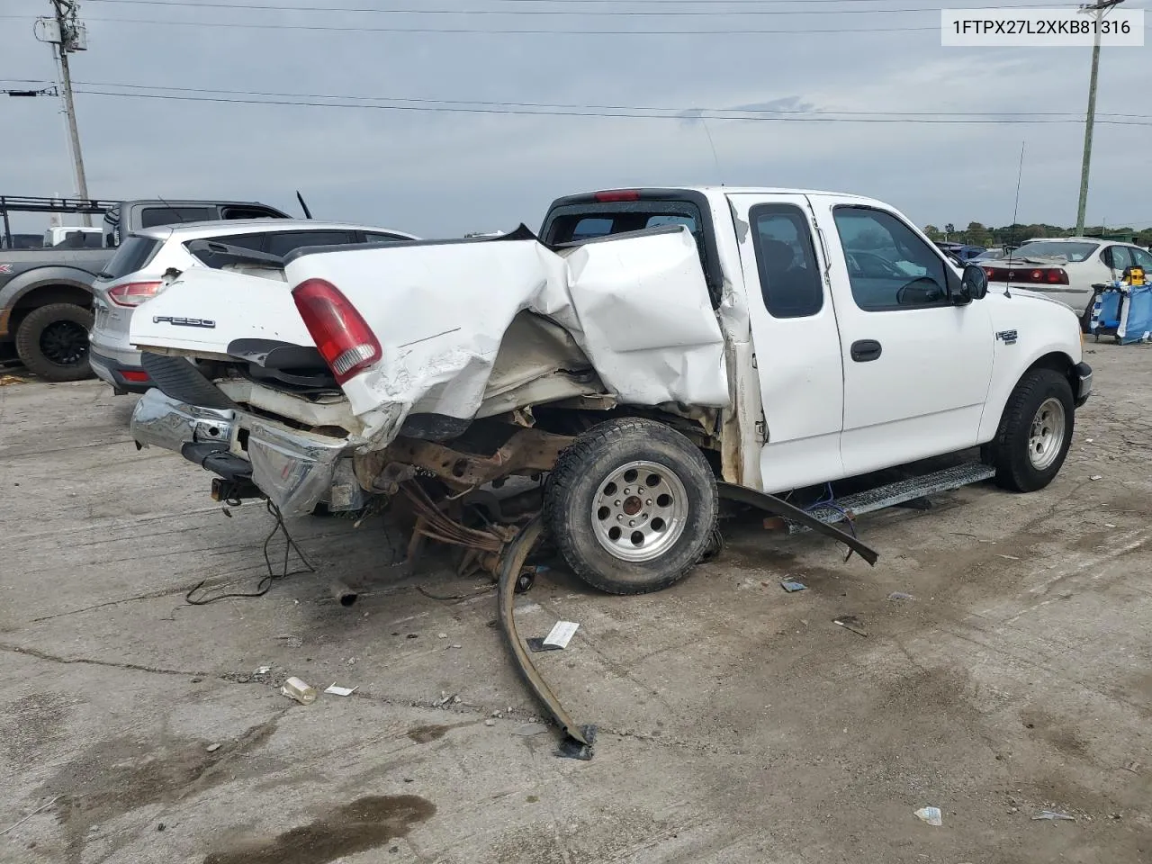 1999 Ford F250 VIN: 1FTPX27L2XKB81316 Lot: 70131544