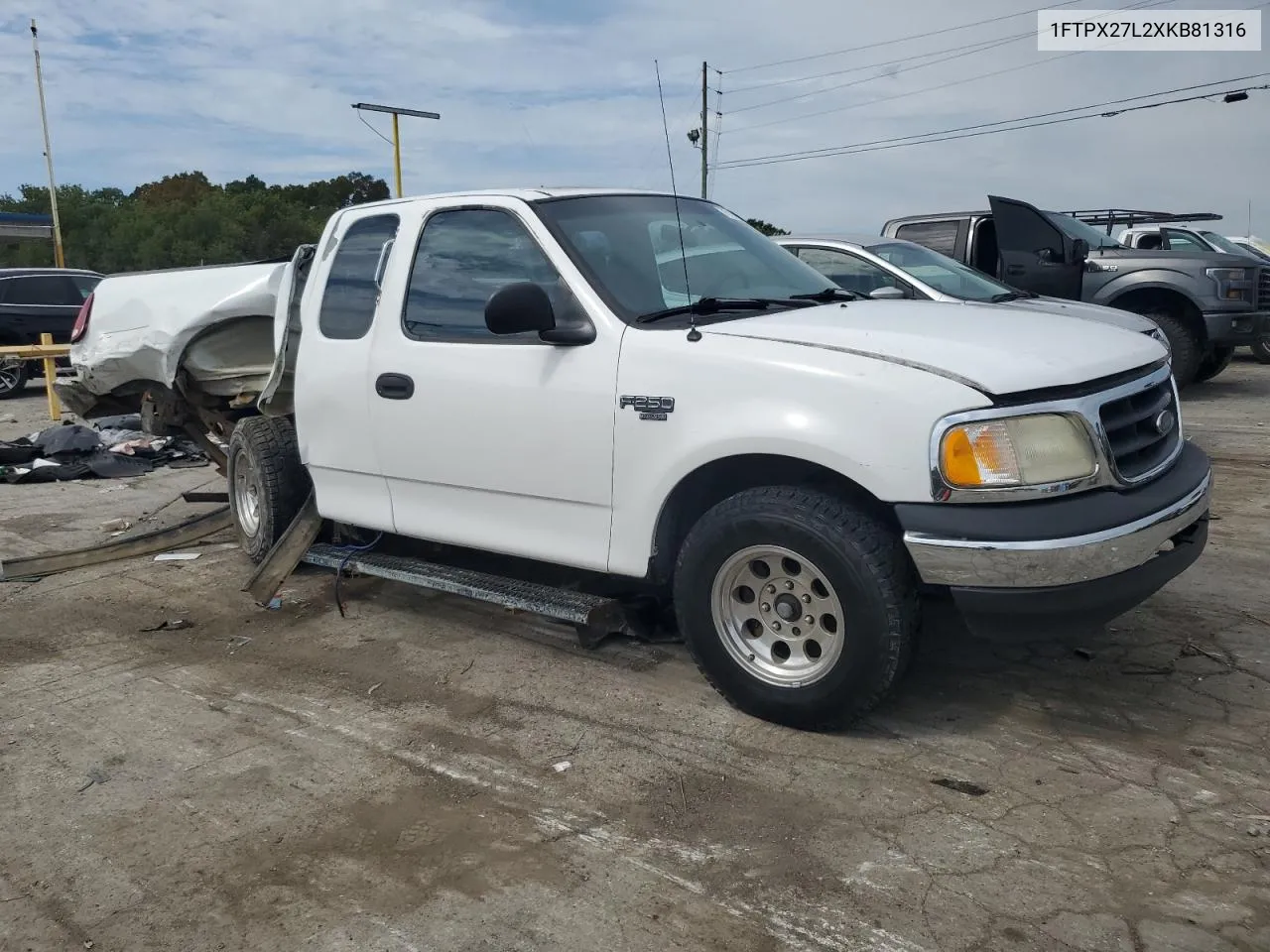 1999 Ford F250 VIN: 1FTPX27L2XKB81316 Lot: 70131544