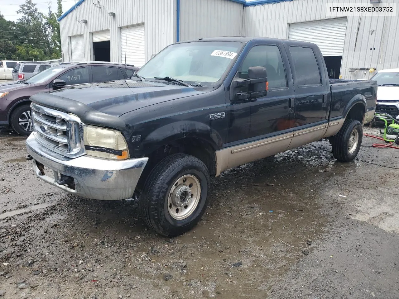 1999 Ford F250 Super Duty VIN: 1FTNW21S8XED03752 Lot: 70367694