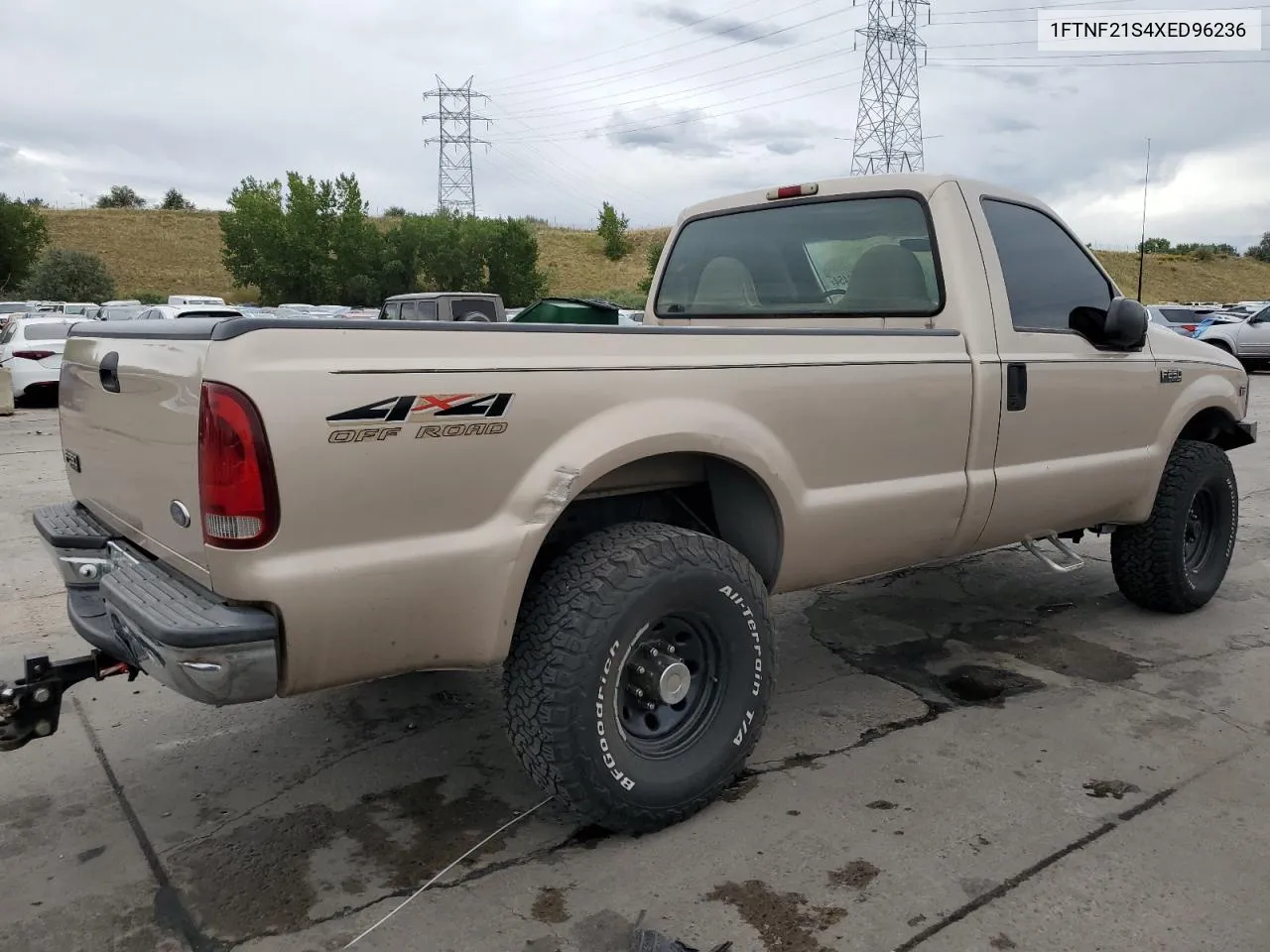 1999 Ford F250 Super Duty VIN: 1FTNF21S4XED96236 Lot: 71808454