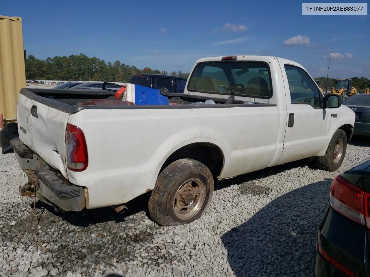 1999 Ford F250 Super Duty VIN: 1FTNF20F2XEB83077 Lot: 78258614