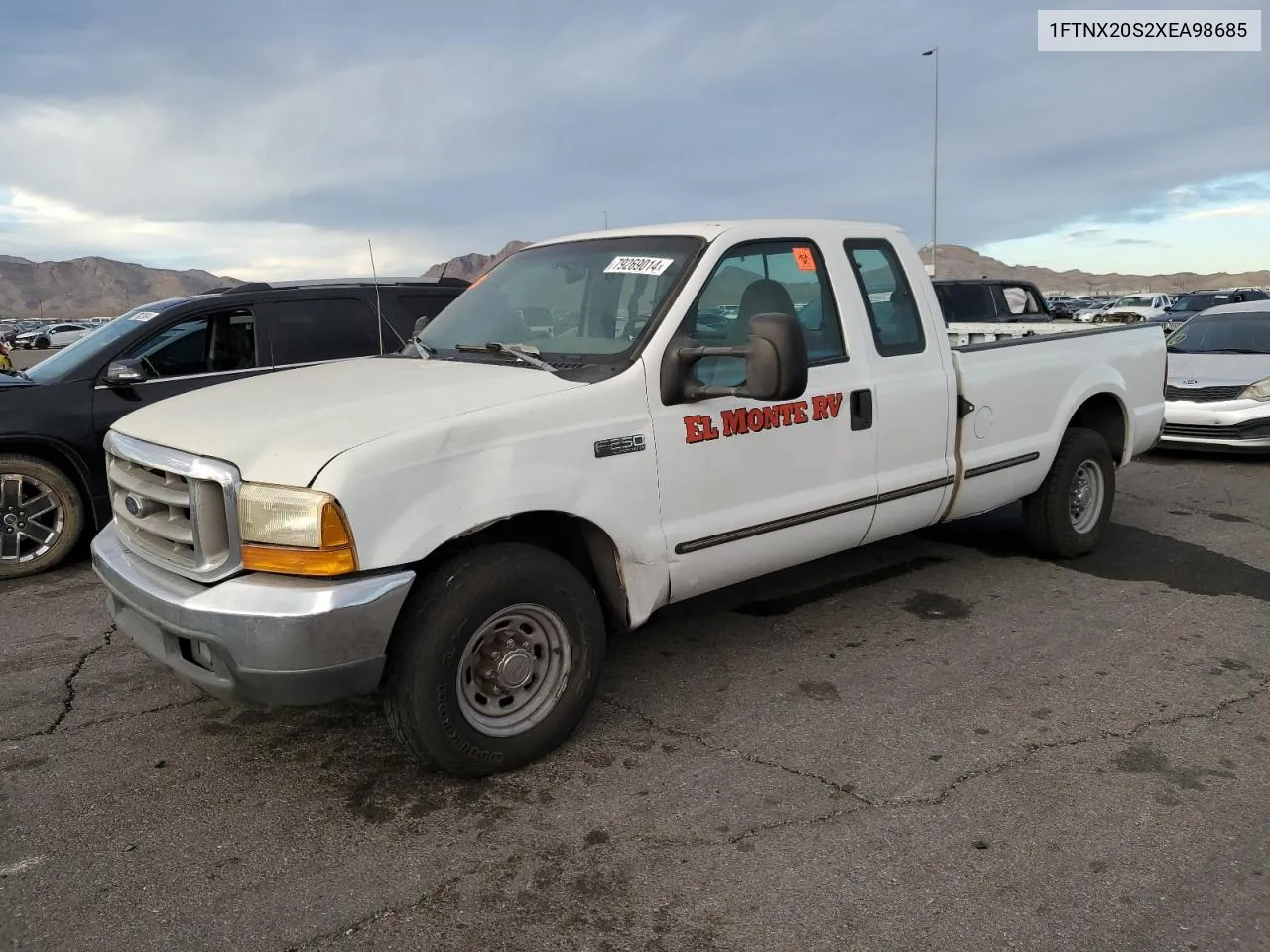 1999 Ford F250 Super Duty VIN: 1FTNX20S2XEA98685 Lot: 79269014