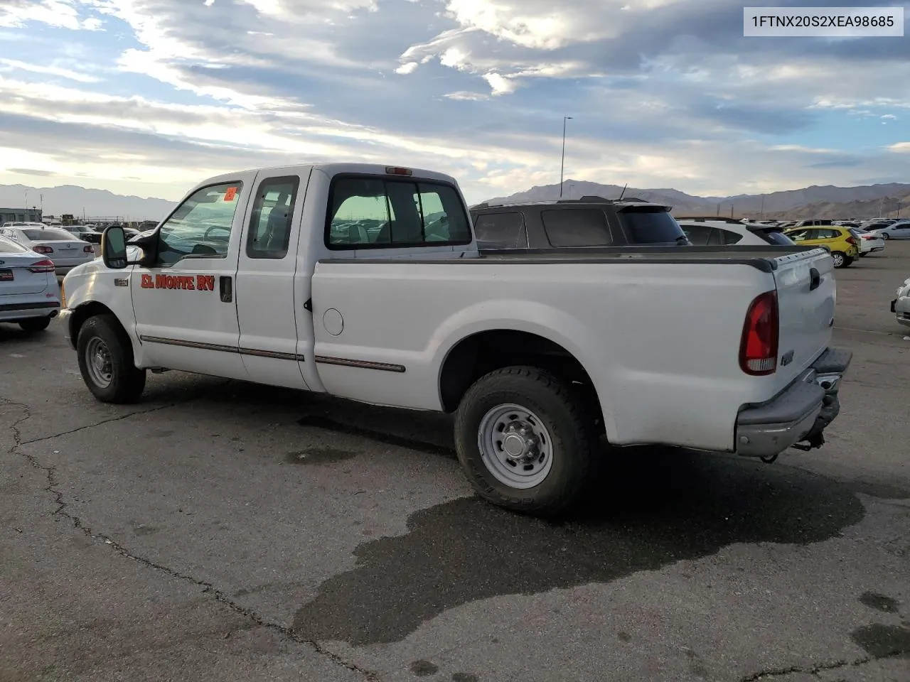 1999 Ford F250 Super Duty VIN: 1FTNX20S2XEA98685 Lot: 79269014