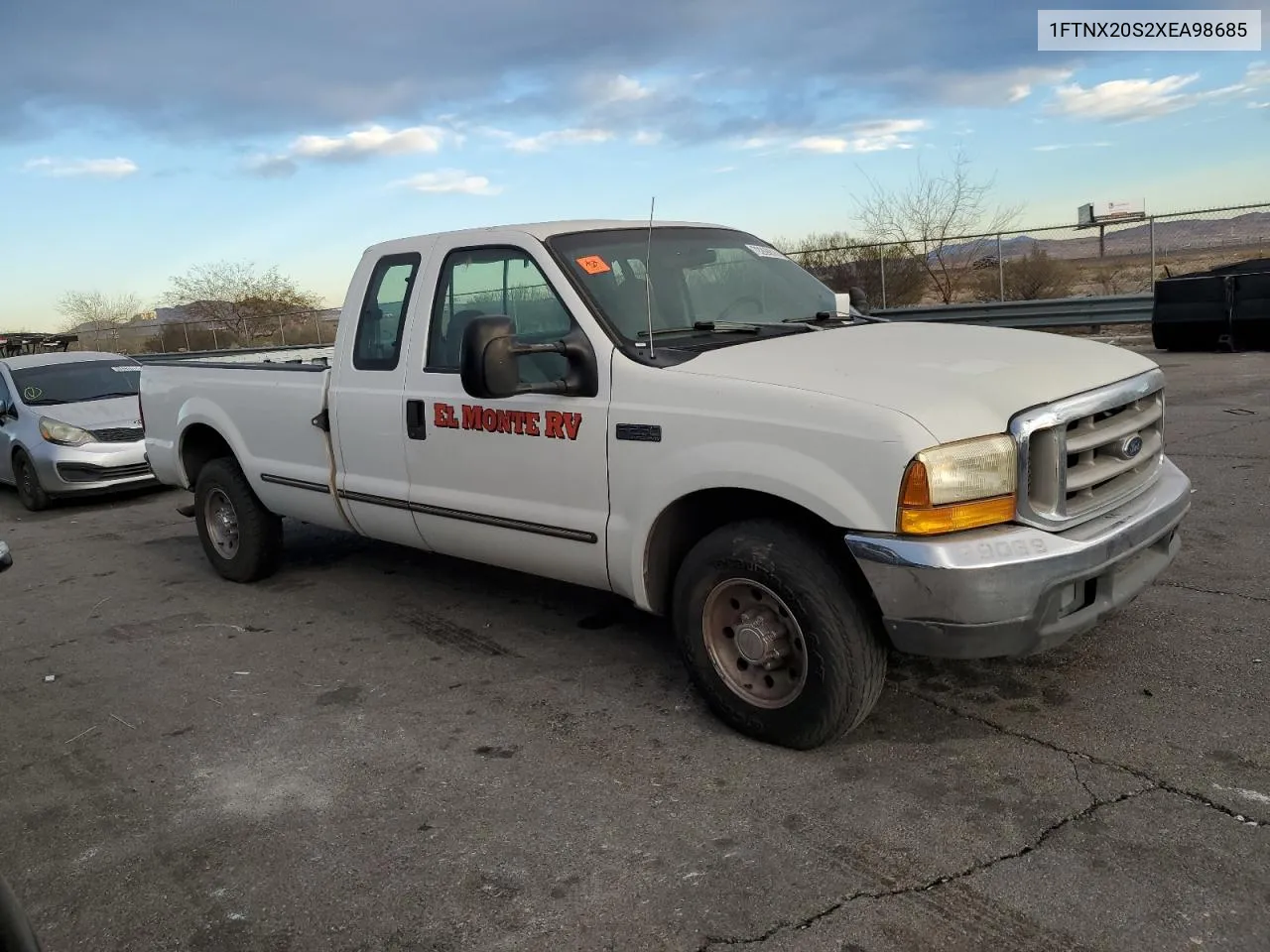 1999 Ford F250 Super Duty VIN: 1FTNX20S2XEA98685 Lot: 79269014