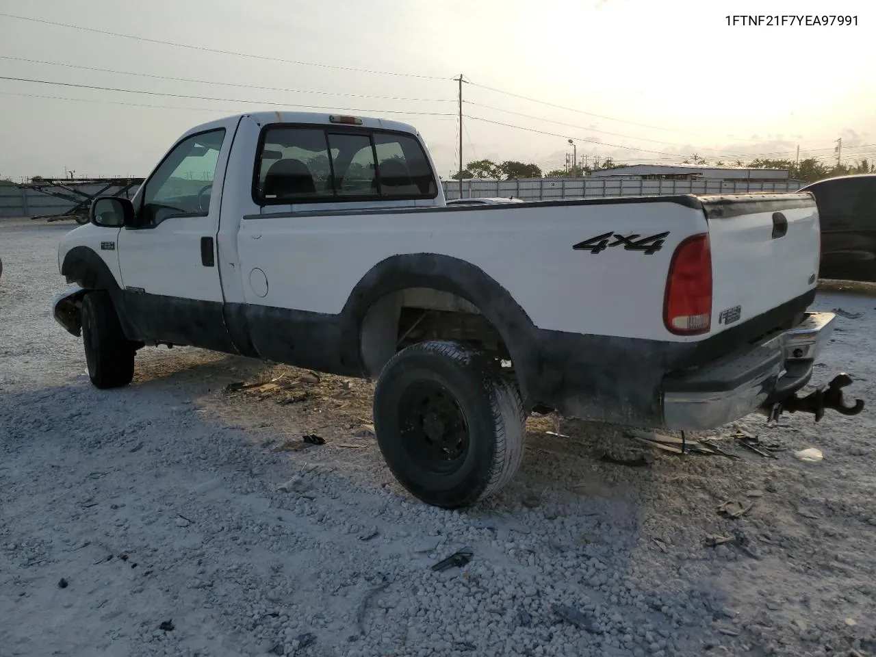 2000 Ford F250 Super Duty VIN: 1FTNF21F7YEA97991 Lot: 54577544