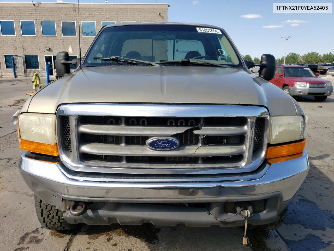 2000 Ford F250 Super Duty VIN: 1FTNX21F0YEA52405 Lot: 61861664