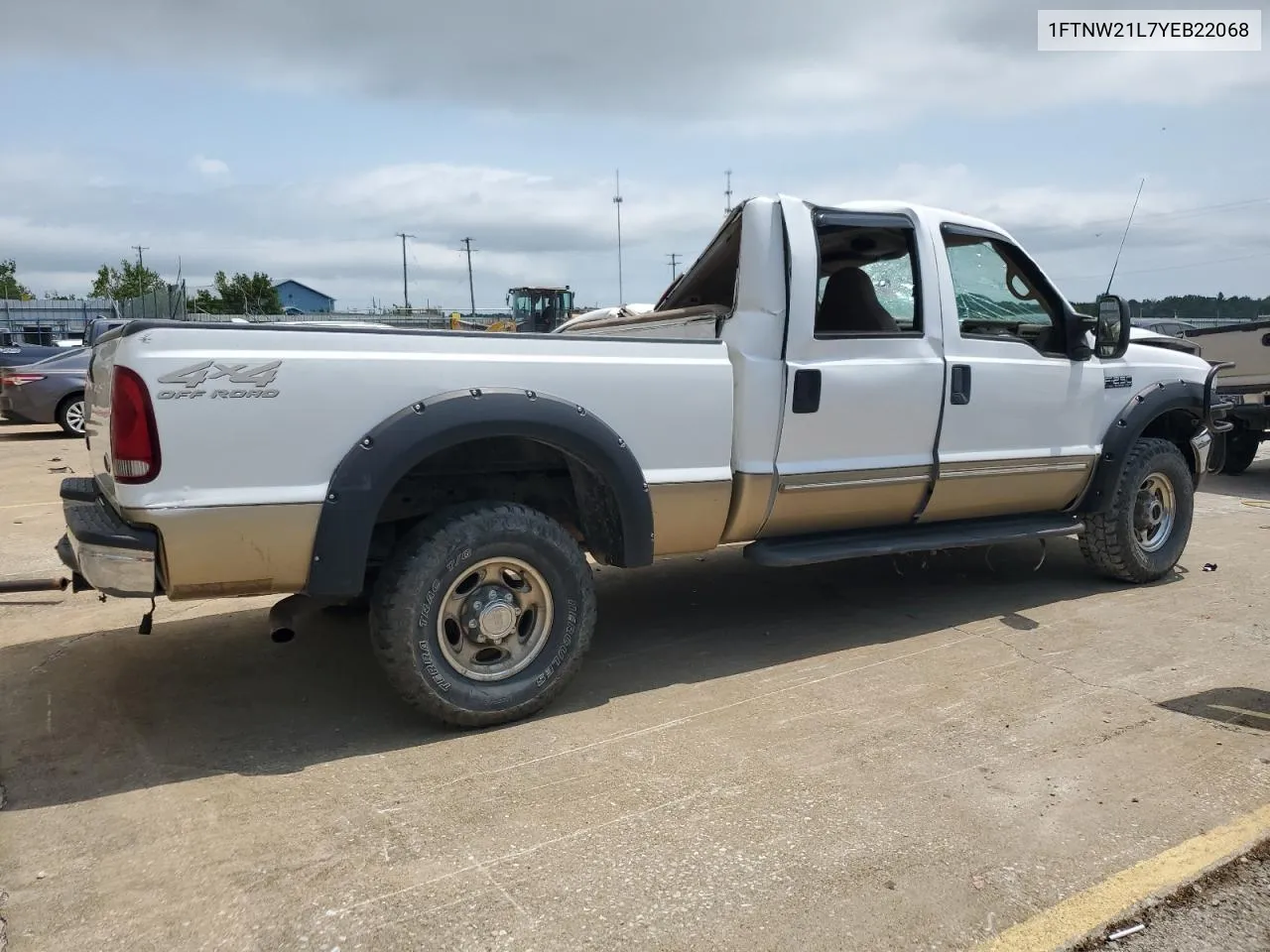 2000 Ford F250 Super Duty VIN: 1FTNW21L7YEB22068 Lot: 64853784