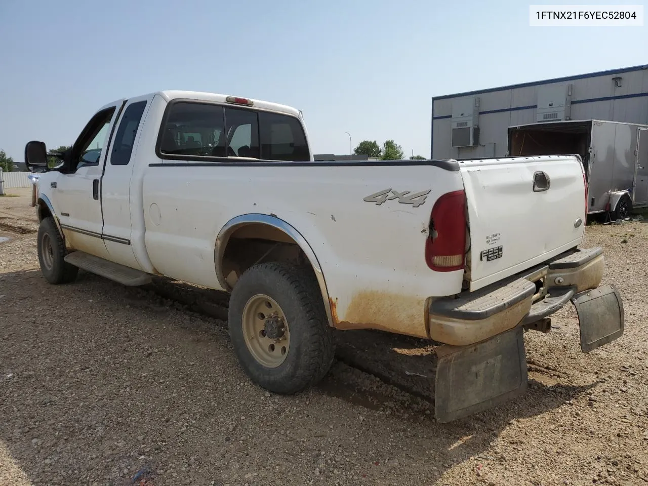 2000 Ford F250 Super Duty VIN: 1FTNX21F6YEC52804 Lot: 65374184