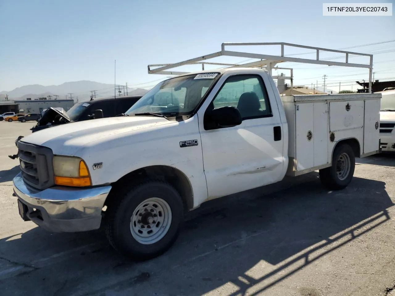 2000 Ford F250 Super Duty VIN: 1FTNF20L3YEC20743 Lot: 69048694