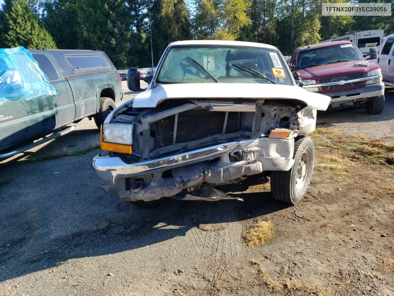 2000 Ford F250 Super Duty VIN: 1FTNX20F3YEC39056 Lot: 69449094