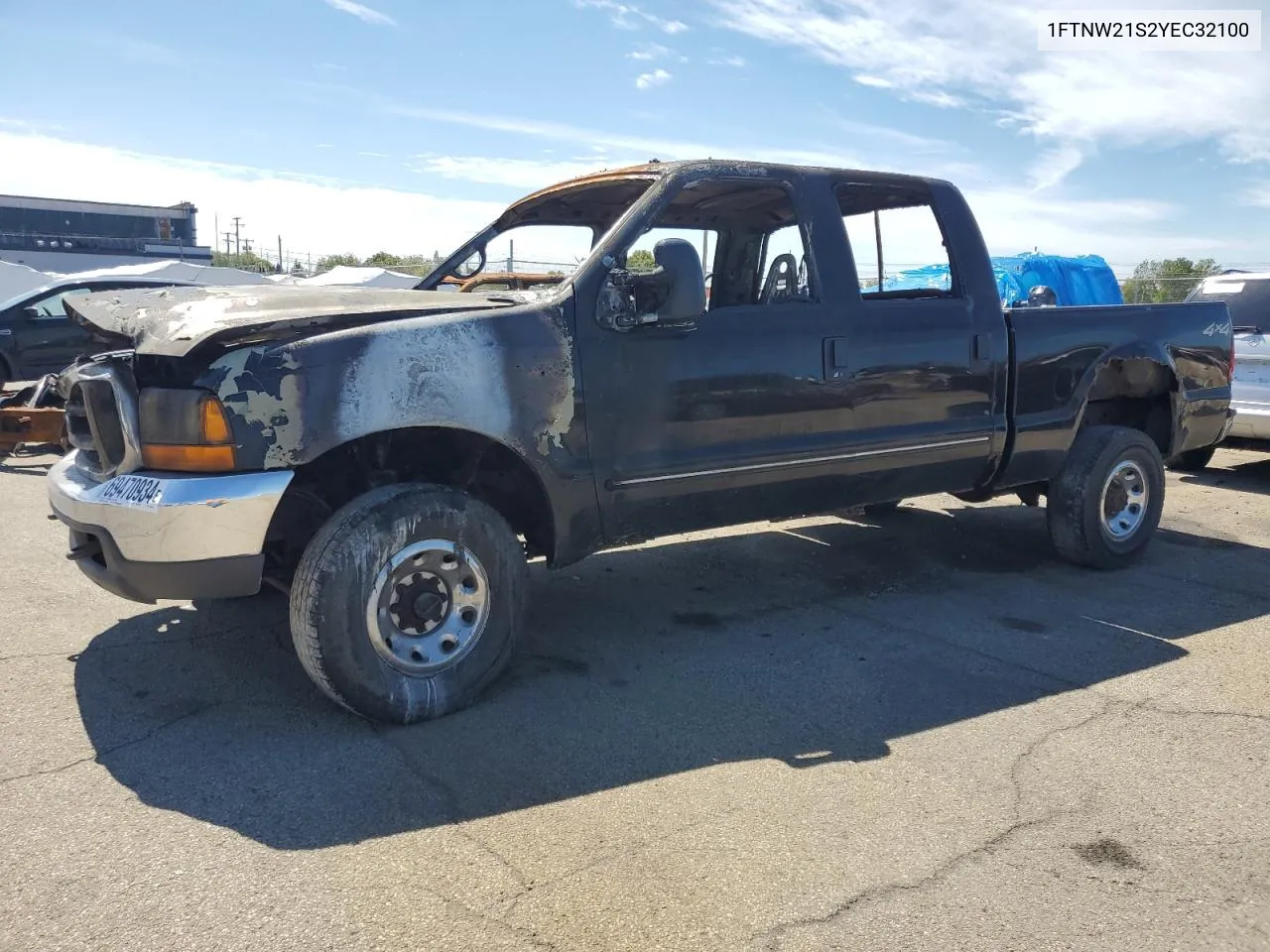 2000 Ford F250 Super Duty VIN: 1FTNW21S2YEC32100 Lot: 69470934