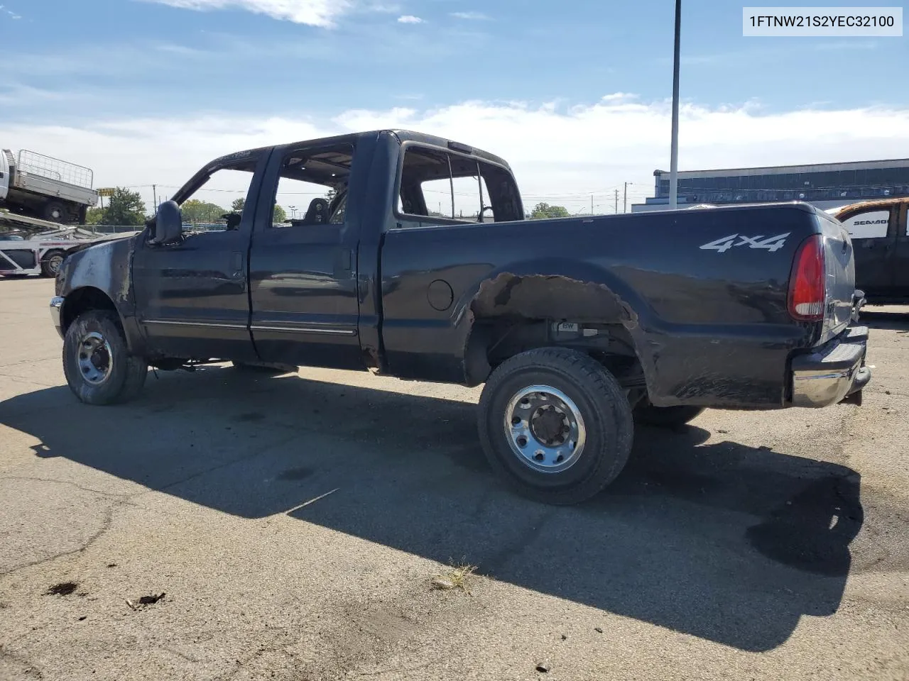 2000 Ford F250 Super Duty VIN: 1FTNW21S2YEC32100 Lot: 69470934